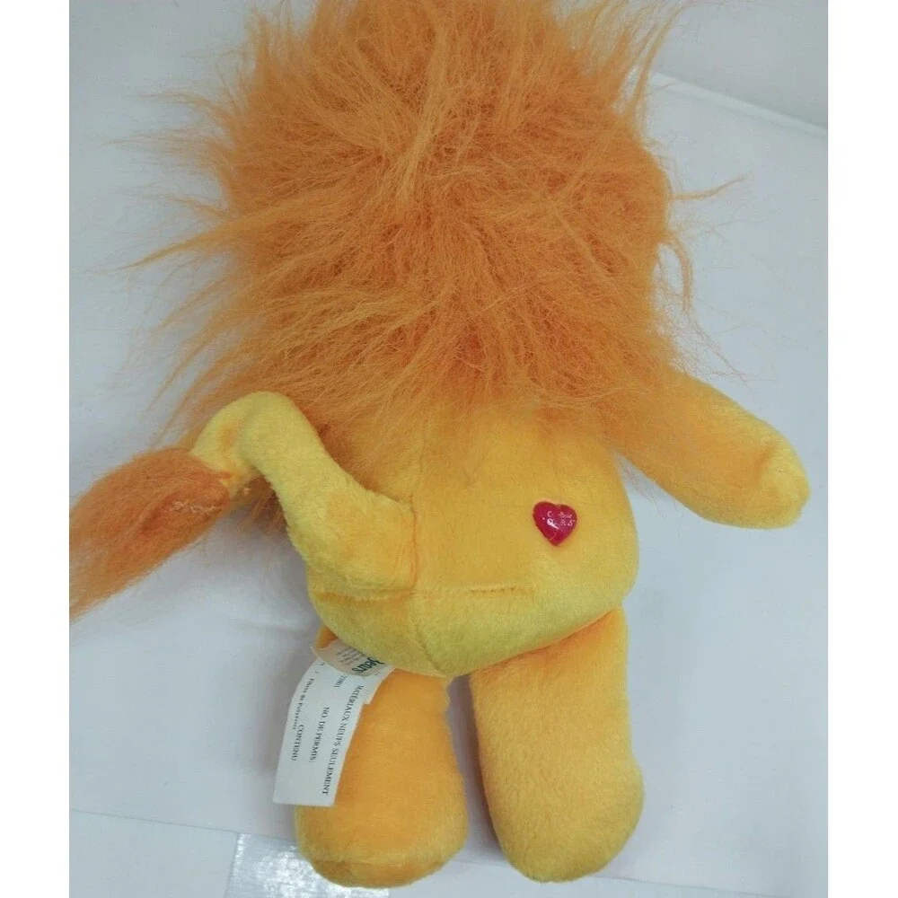 2004 Brave Heart Lion Plush Care Bears Cousins Tangerine Stuffed Animal 9